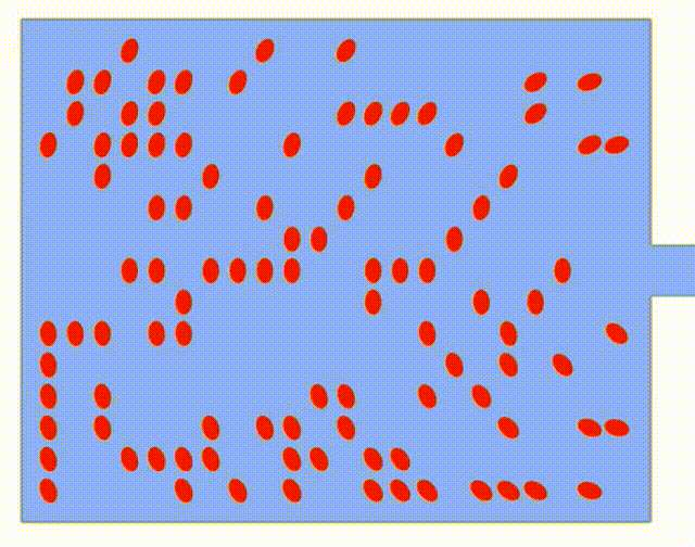 Clogging in a bottleneck